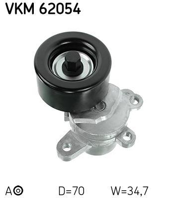 Polea tensora, correa auxiliar servicios SKF ref. VKM 62054